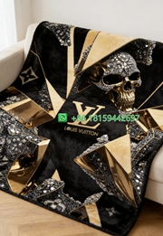 Louis Vuitton Throw Blankets